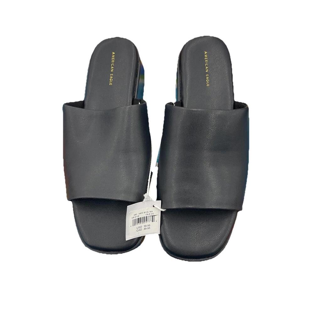 American Eagle Sandal Slip On Dark Blue Womens 8.5 New H90